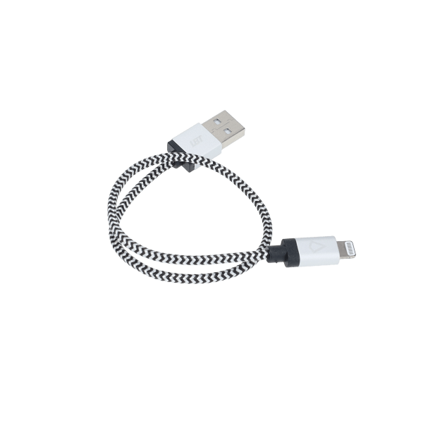 1 Ft. Braided Cable (USB-A to Lightning Cable)