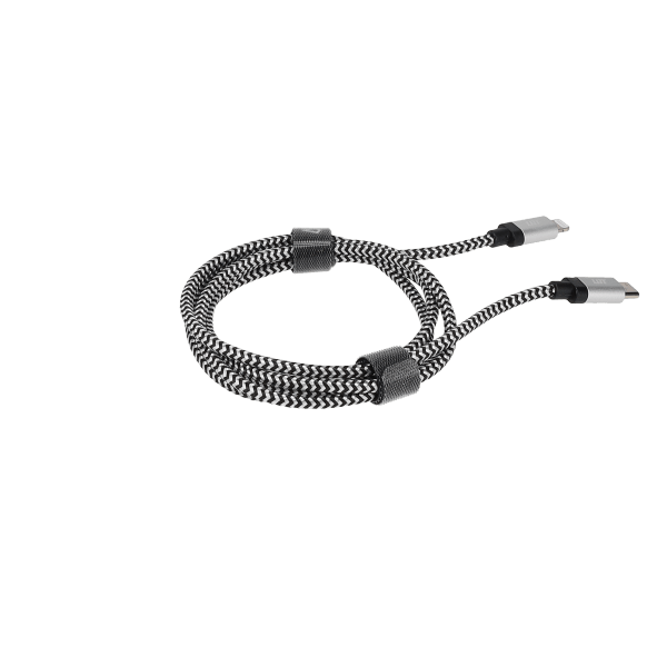 4 Ft. Braided Cable (USB-C to Lightning Cable)