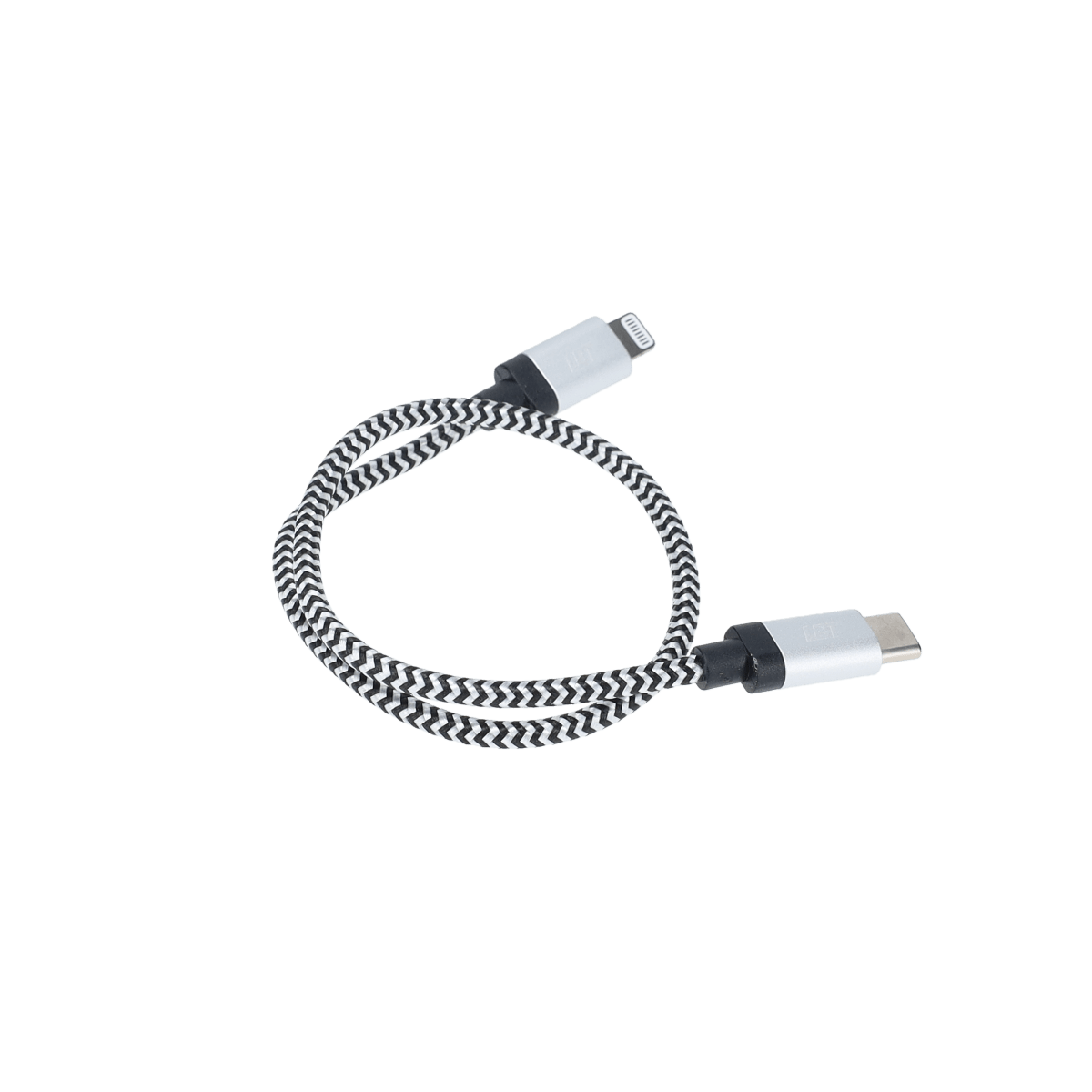 1 ft Braided Cable (USB-C to Lightning Cable)