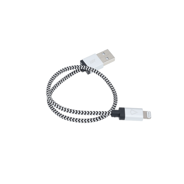 1 Ft. Braided Cable (USB-A to Lightning Cable)