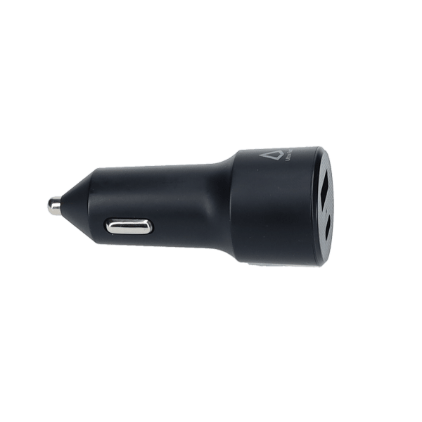 20W Dual Port Car Charger with 4ft Cable (USB-C to C)