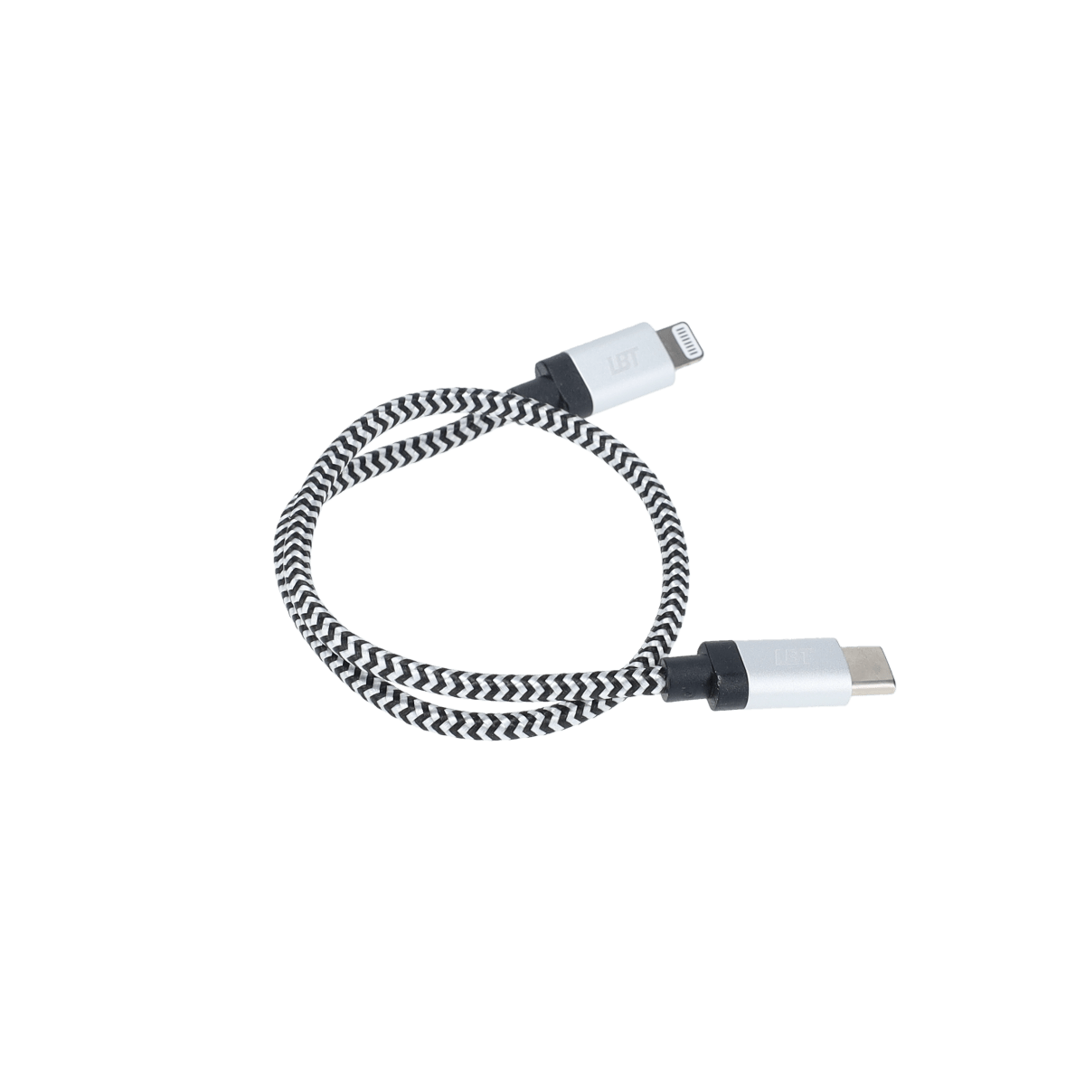 1 ft Braided Cable (USB-C to Lightning Cable)