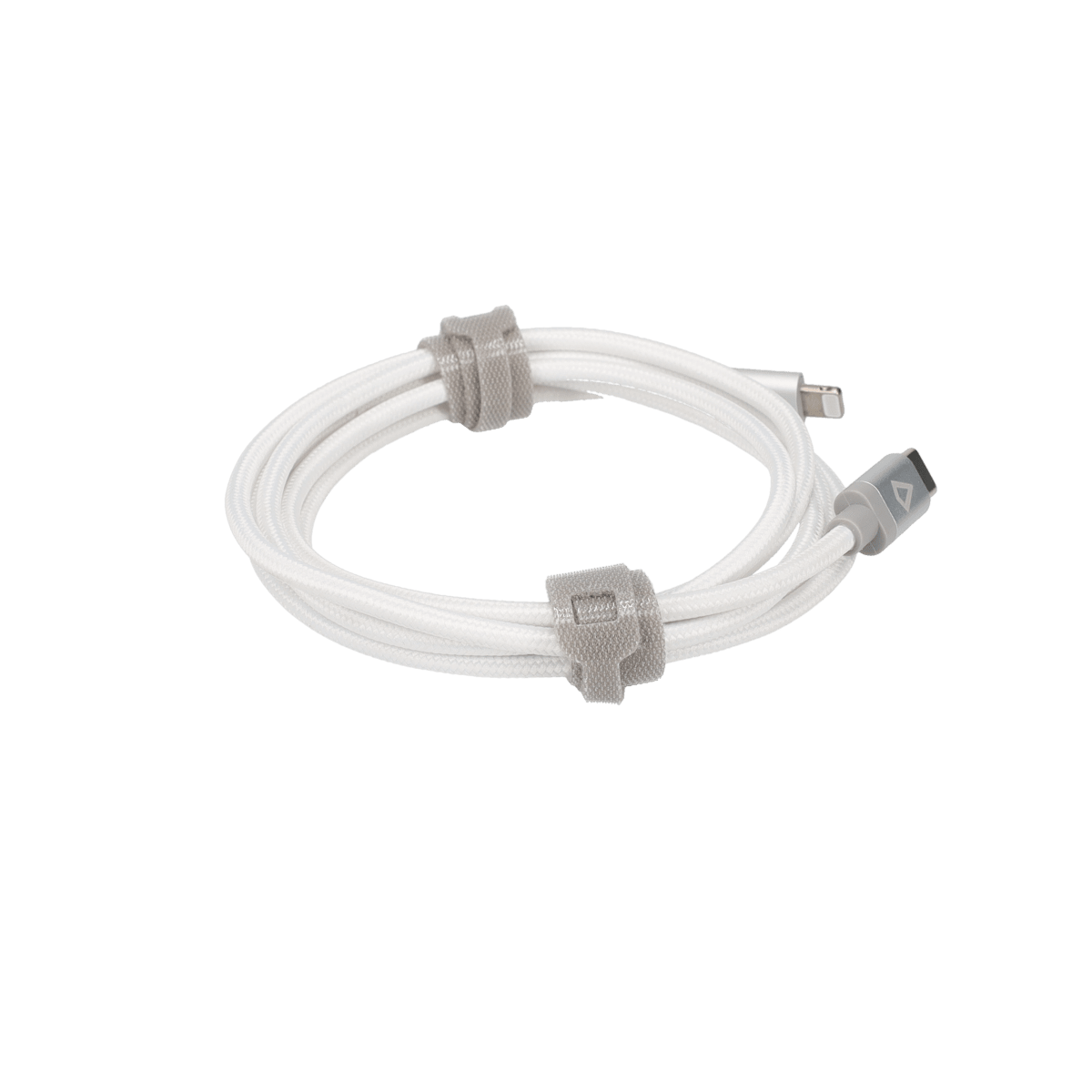5 Ft. Braided White Cable (USB-C to Lightning)