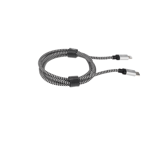 4 Ft. Braided Cable (USB-C to Lightning Cable)