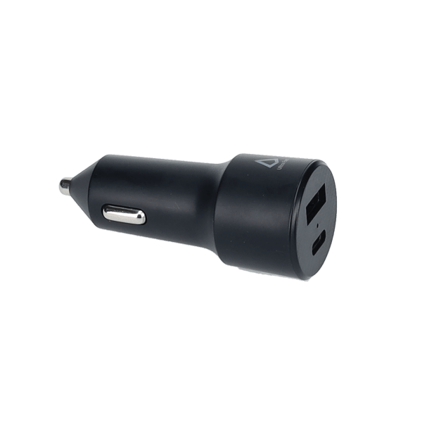 20W Dual Port Car Charger with 4ft Cable (USB-C to C)