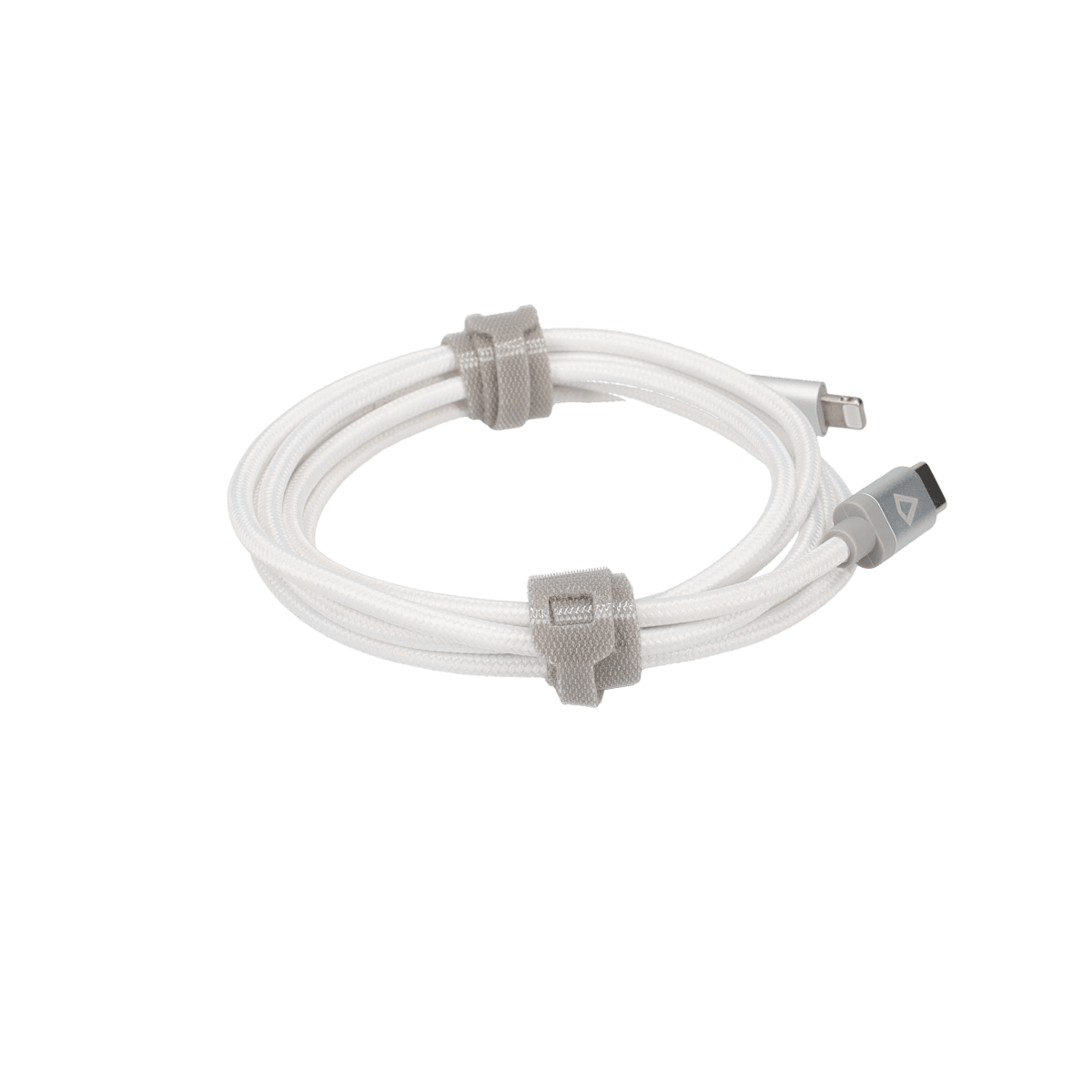 5 Ft. Braided White Cable (USB-C to Lightning)
