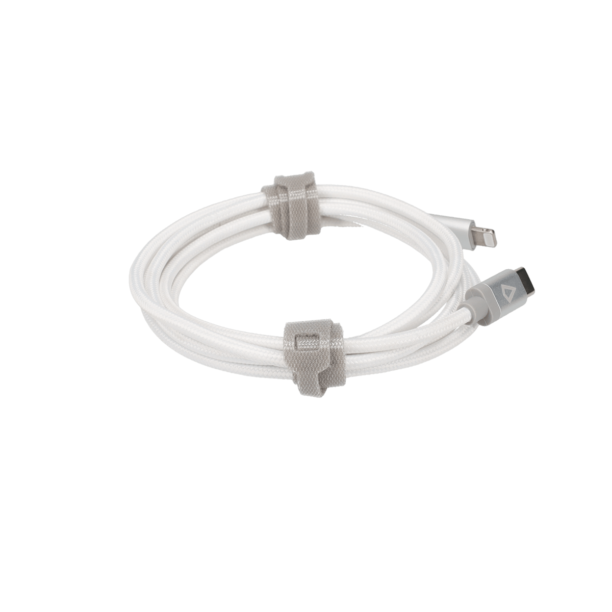 5 Ft. Braided White Cable (USB-C to Lightning)