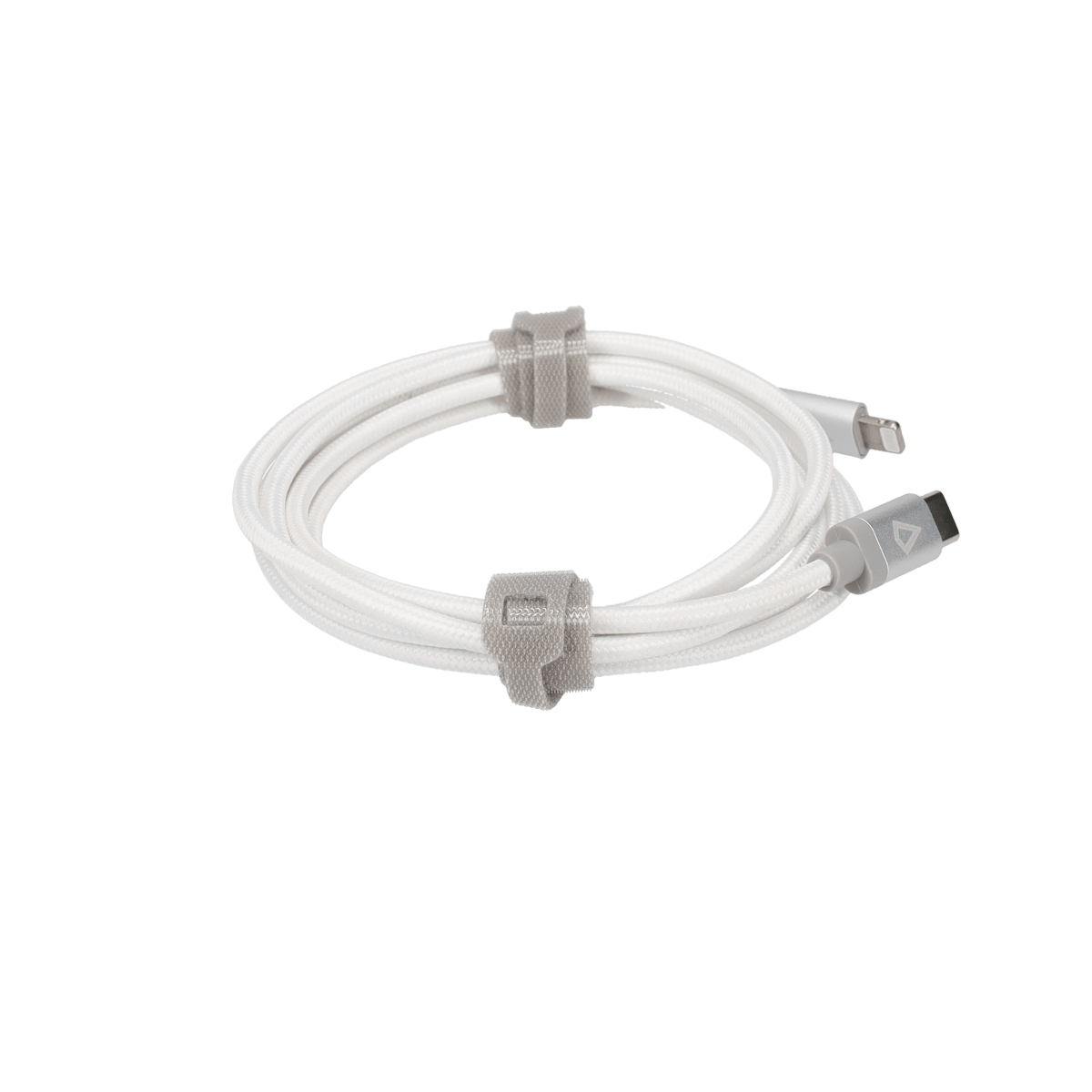 5 Ft. Braided White Cable (USB-C to Lightning)
