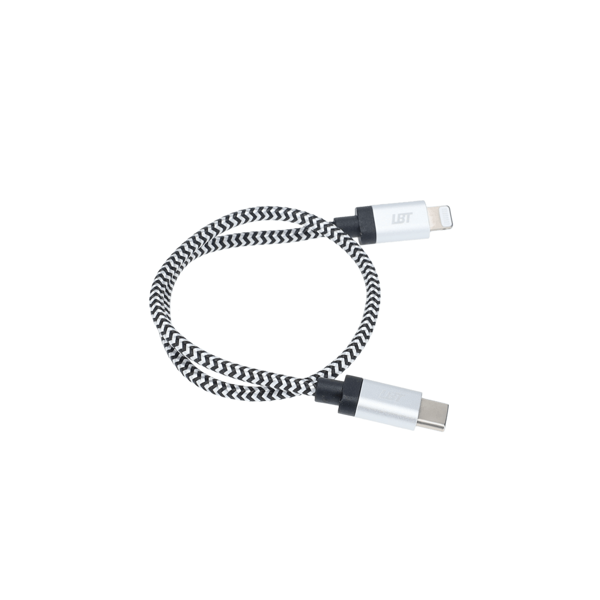 1 ft Braided Cable (USB-C to Lightning Cable)