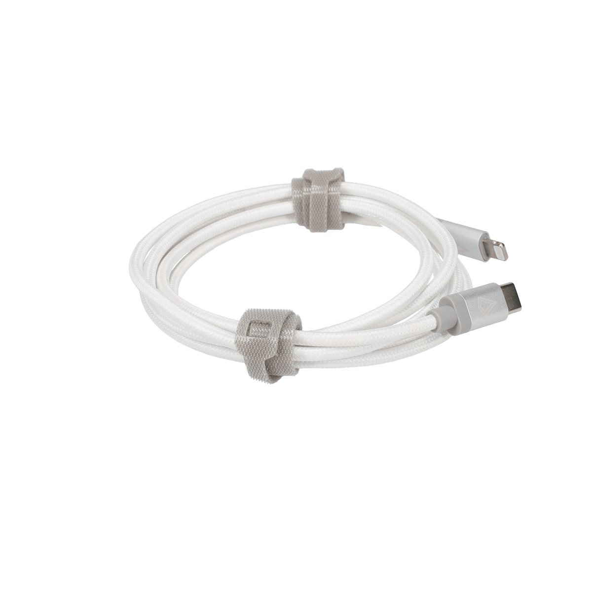 5 Ft. Braided White Cable (USB-C to Lightning)
