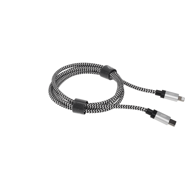 4 Ft. Braided Cable (USB-C to Lightning Cable)