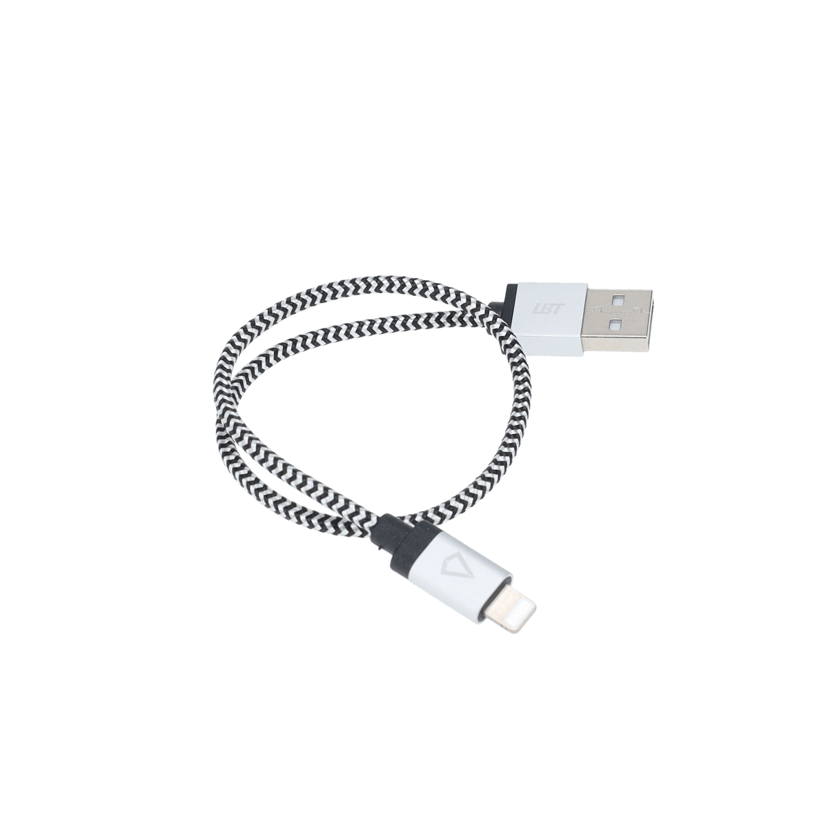 1 ft Braided Cable (USB-A to Lightning Cable)