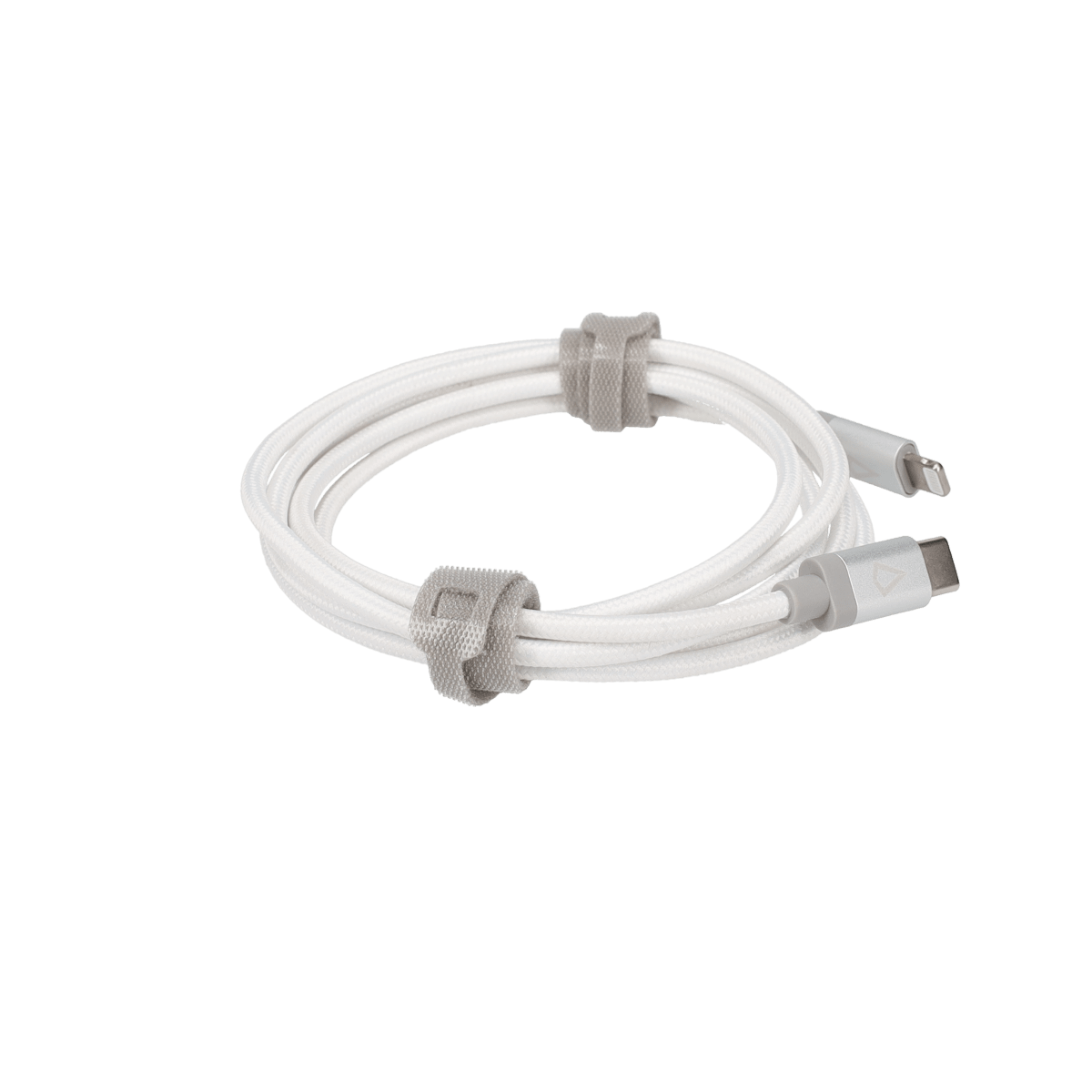 5 Ft. Braided White Cable (USB-C to Lightning)