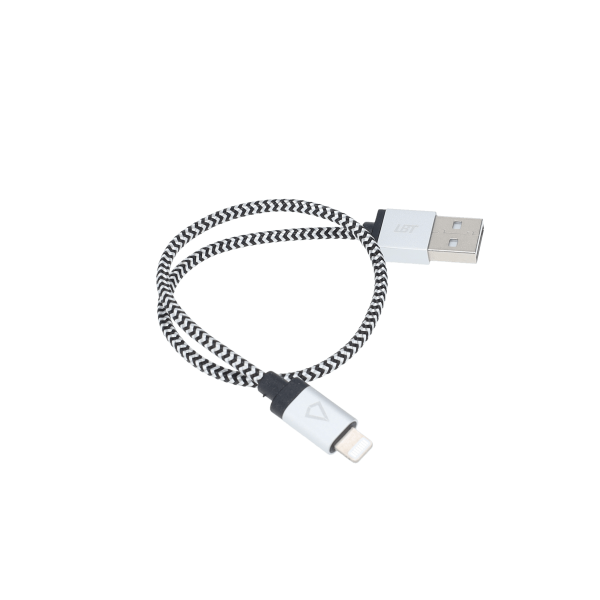 1 ft Braided Cable (USB-A to Lightning Cable)