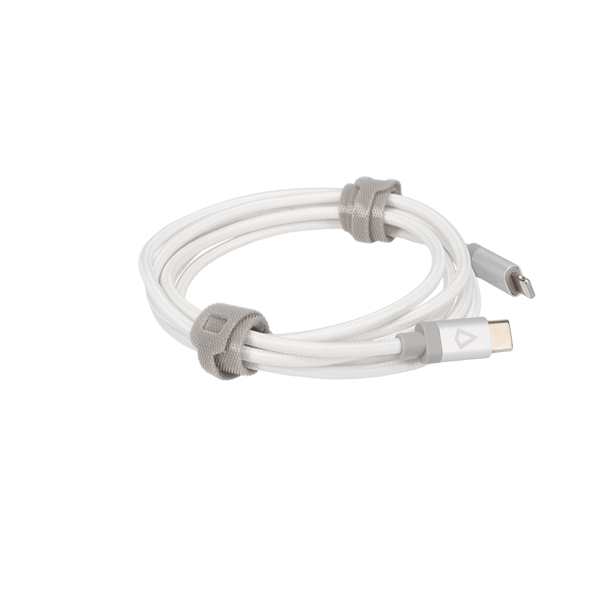 5 Ft. Braided White Cable (USB-C to Lightning)