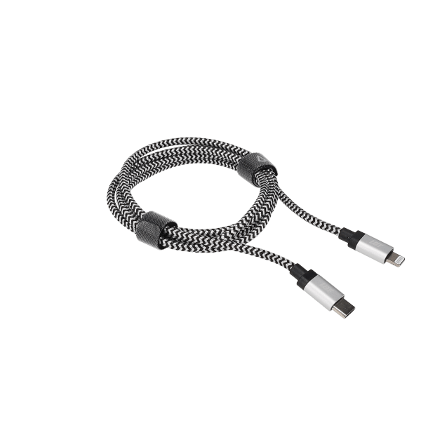 4 Ft. Braided Cable (USB-C to Lightning Cable)
