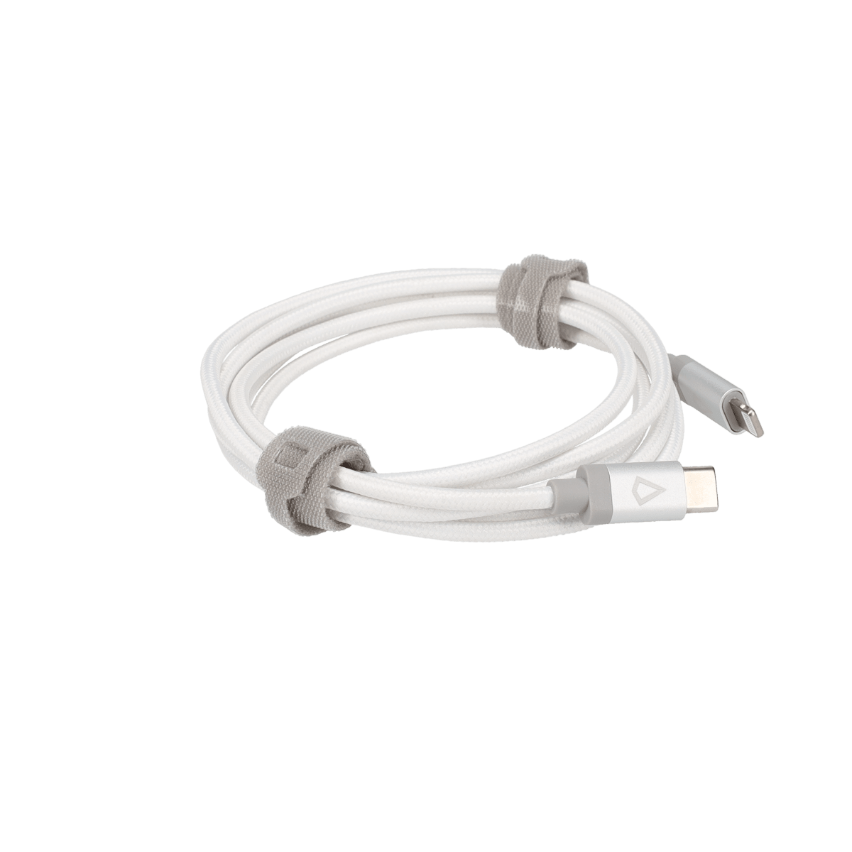 5 Ft. Braided White Cable (USB-C to Lightning)