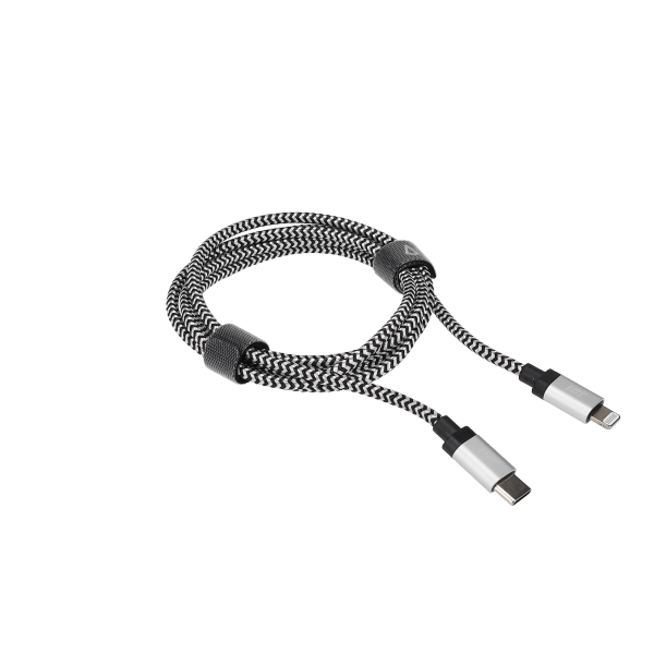 4 Ft. Braided Cable (USB-C to Lightning Cable)