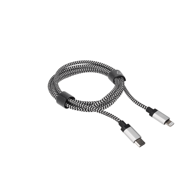 4 Ft. Braided Cable (USB-C to Lightning Cable)