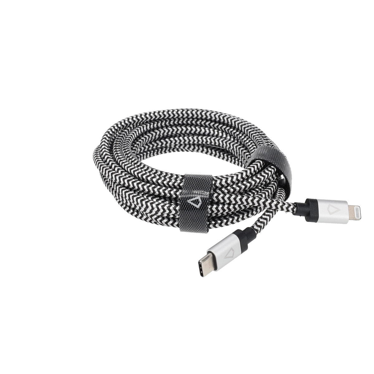 10 Ft. Braided Cable (USB-C to Lightning Cable)