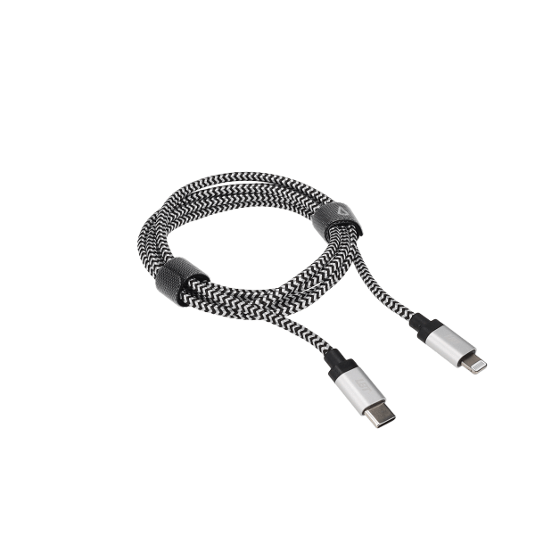 4 Ft. Braided Cable (USB-C to Lightning Cable)