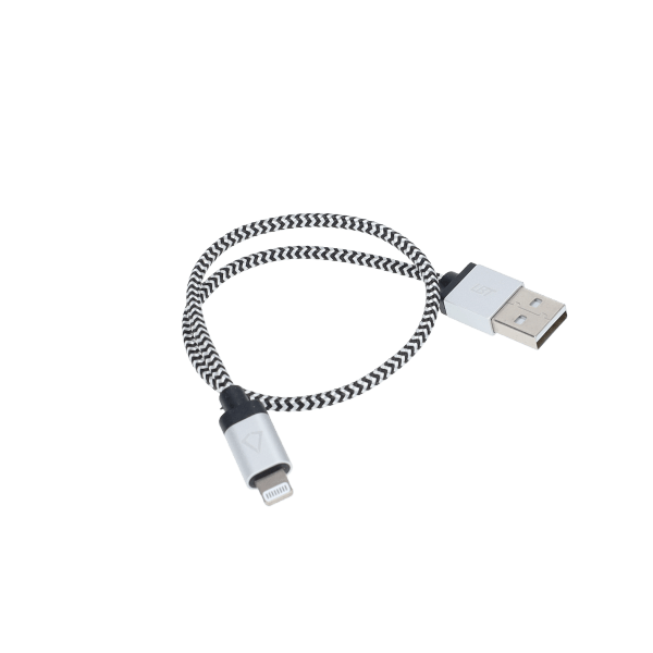 1 Ft. Braided Cable (USB-A to Lightning Cable)