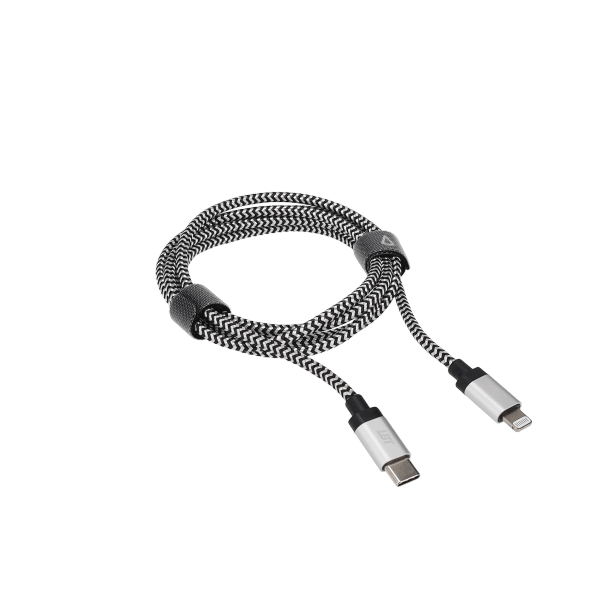 4 Ft. Braided Cable (USB-C to Lightning Cable)