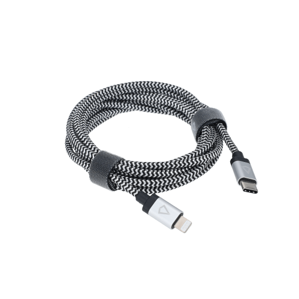7 Ft. Braided Cable (USB-C to Lightning Cable)
