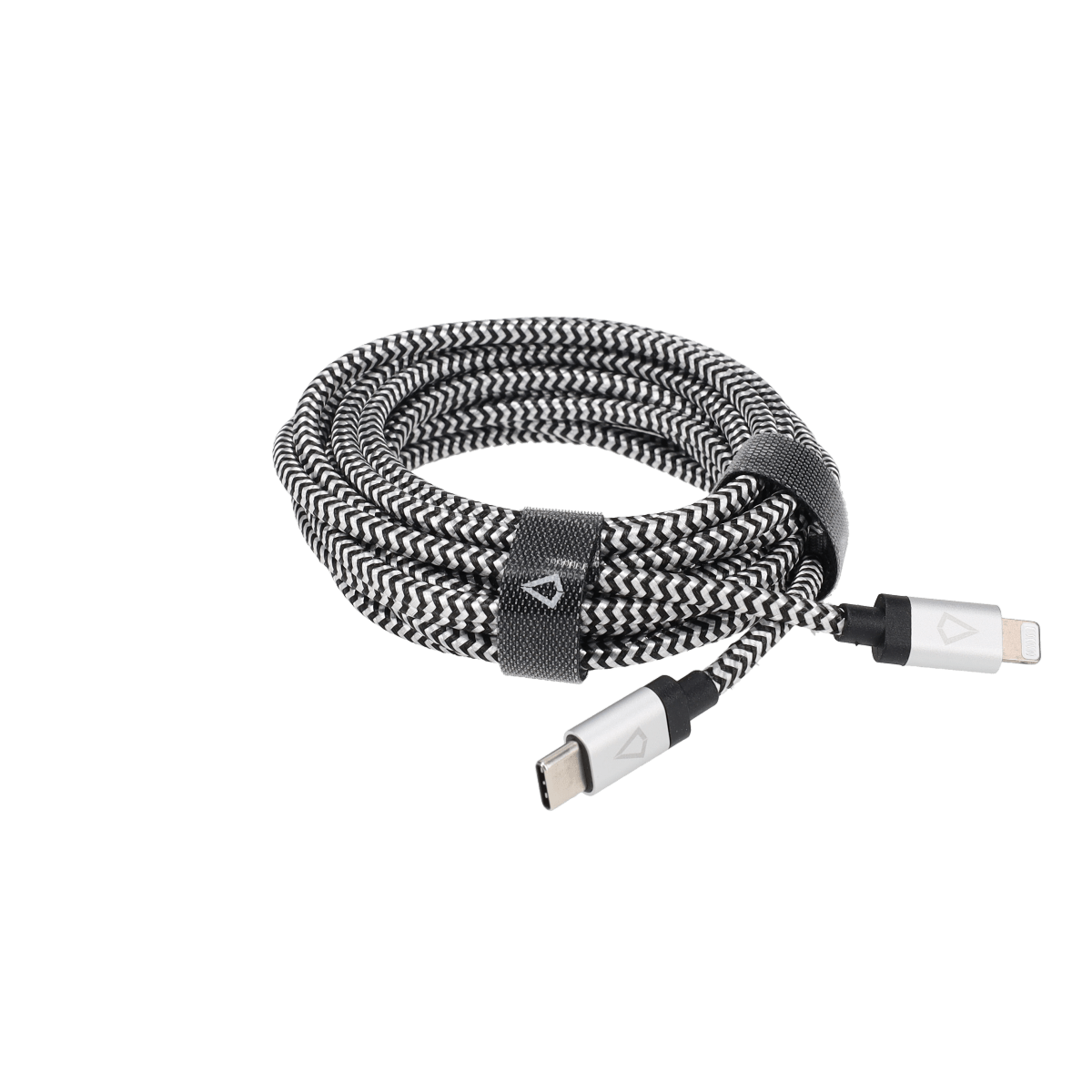10 Ft. Braided Cable (USB-C to Lightning Cable)