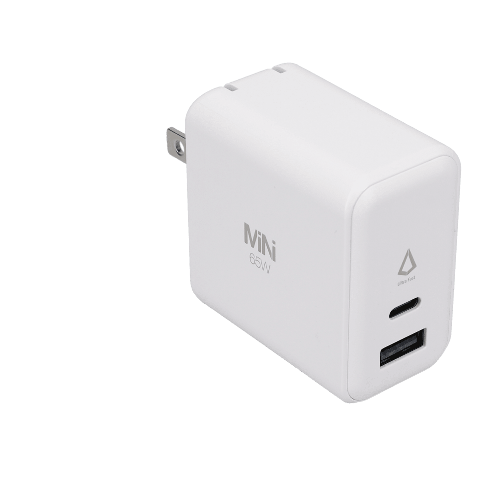 65W Dual-Port GaN PD Wall Charger (MiNi)