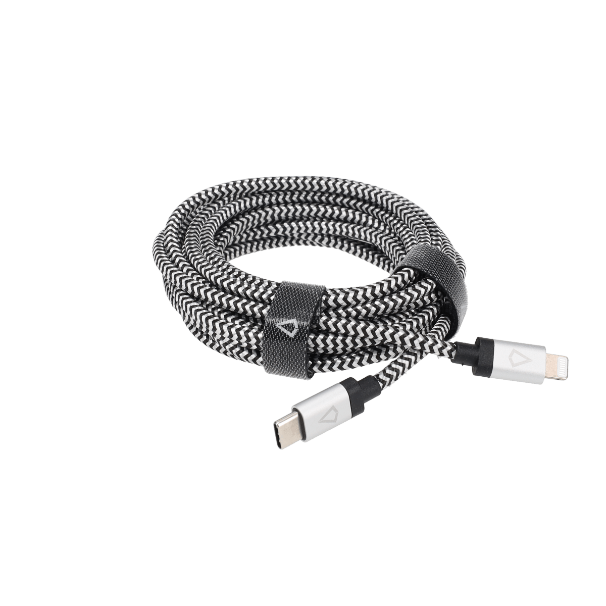 10 Ft. Braided Cable (USB-C to Lightning Cable)