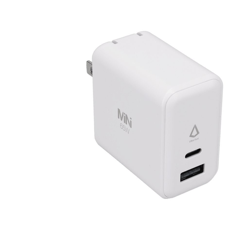 65W Dual-Port GaN PD Wall Charger (MiNi)