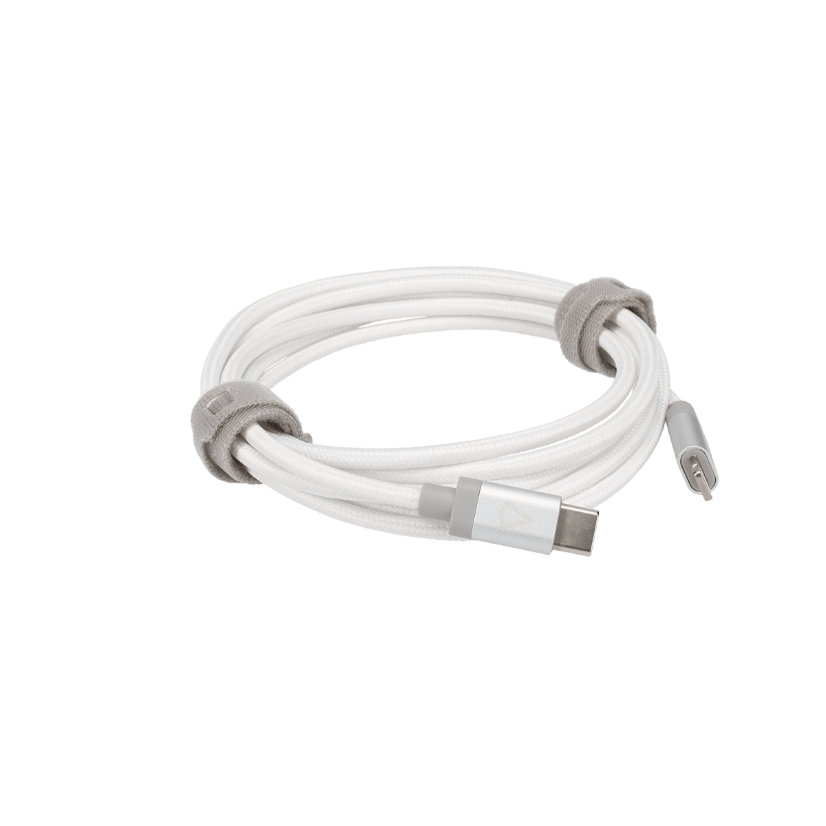 5 Ft. Braided White Cable (USB-C to Lightning)
