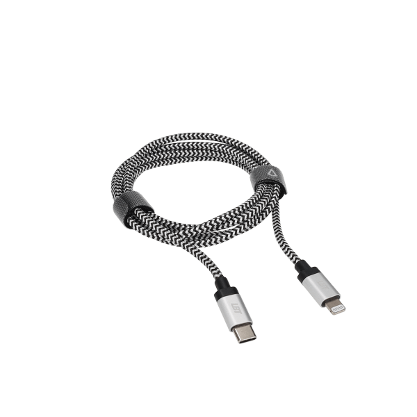 4 Ft. Braided Cable (USB-C to Lightning Cable)