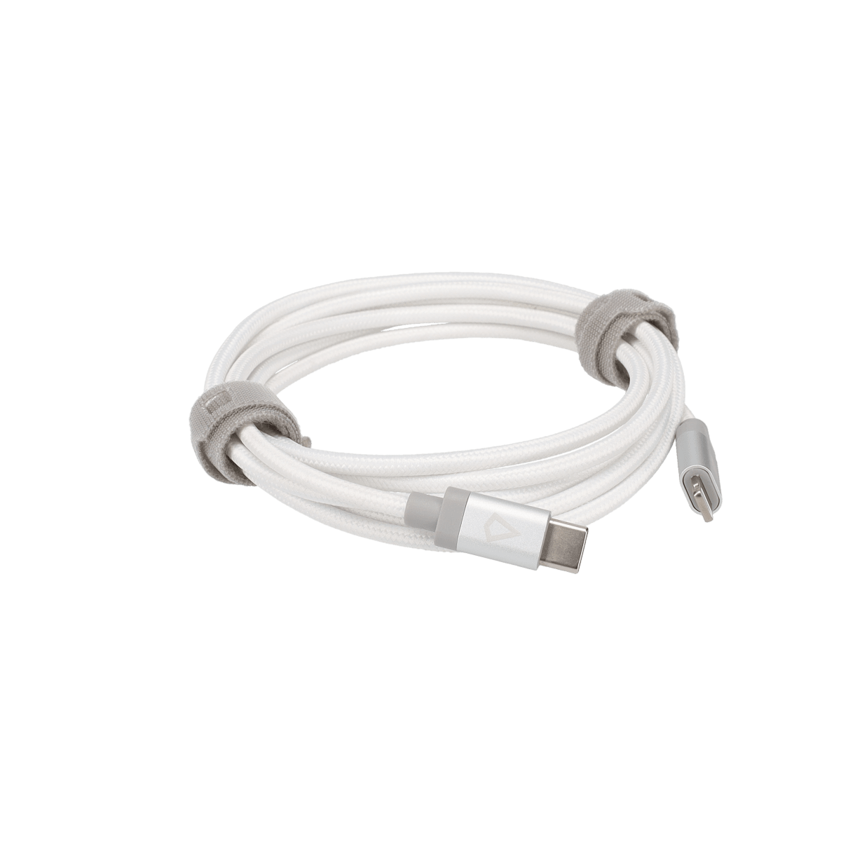 5 Ft. Braided White Cable (USB-C to Lightning)