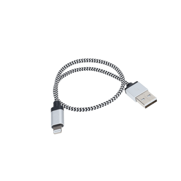 1 Ft. Braided Cable (USB-A to Lightning Cable)