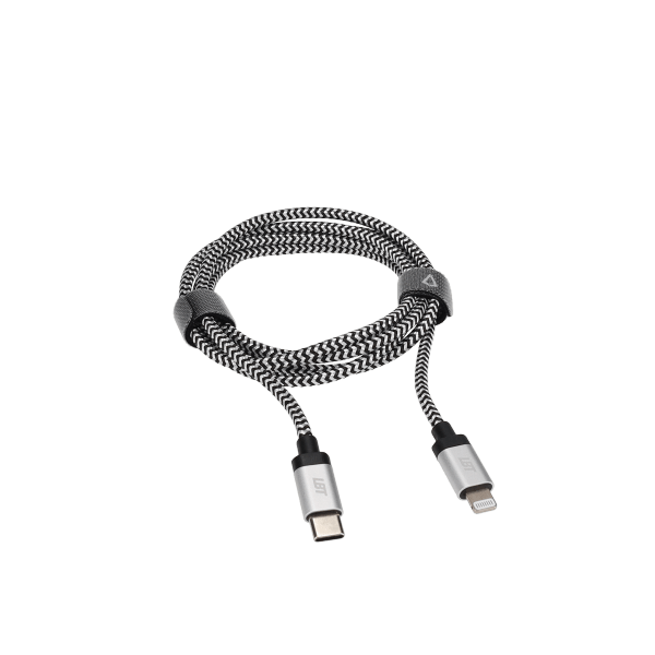 4 Ft. Braided Cable (USB-C to Lightning Cable)