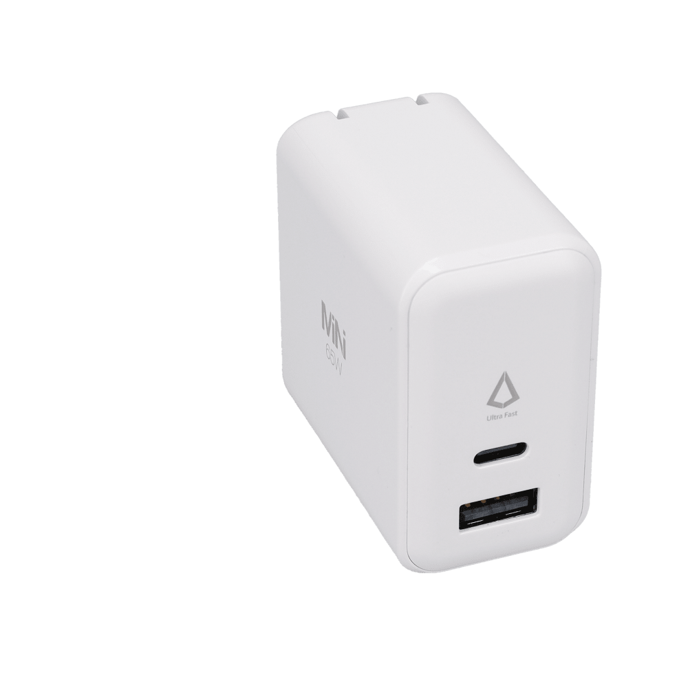 65W Dual-Port GaN PD Wall Charger (MiNi)