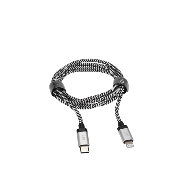 4 Ft. Braided Cable (USB-C to Lightning Cable)