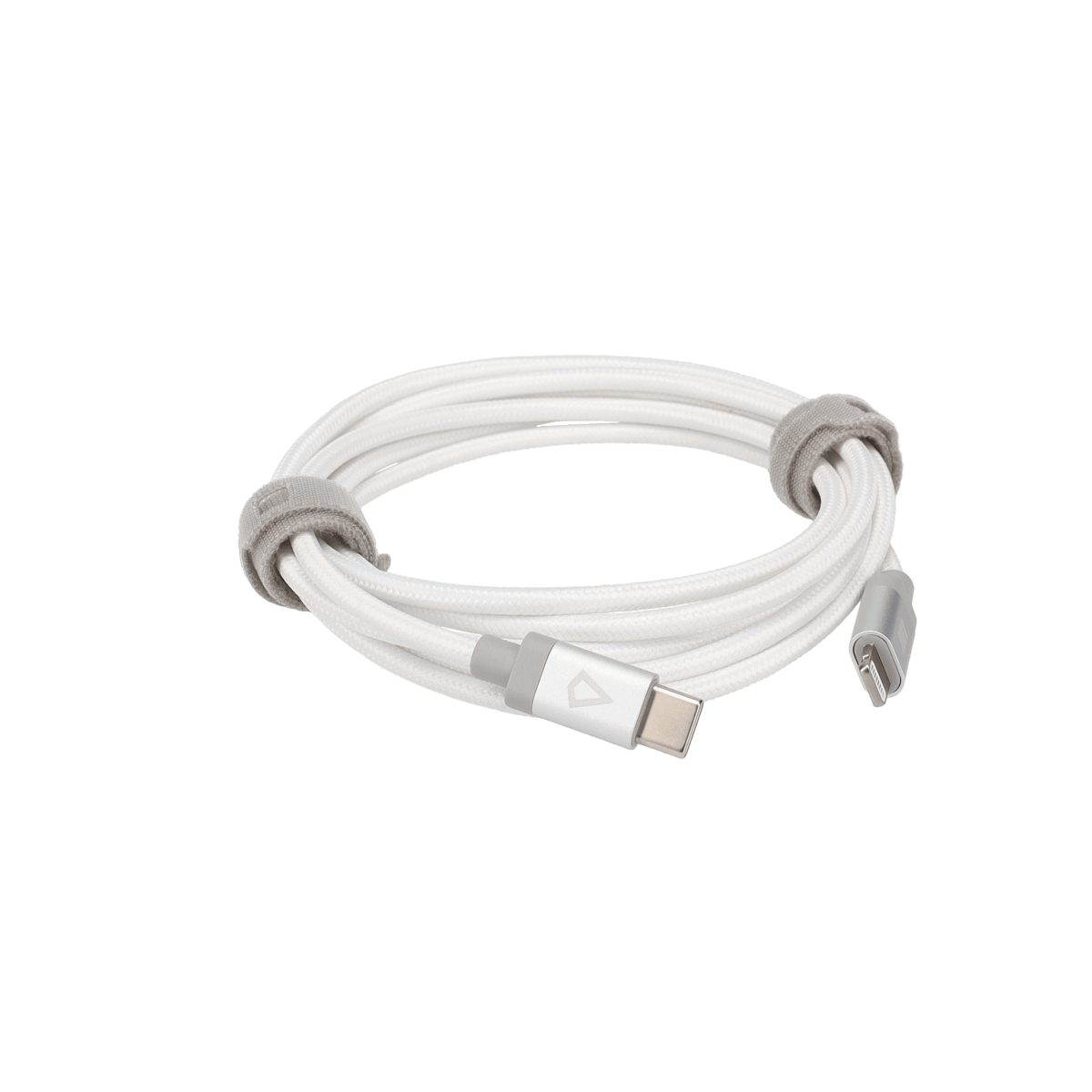 5 Ft. Braided White Cable (USB-C to Lightning)