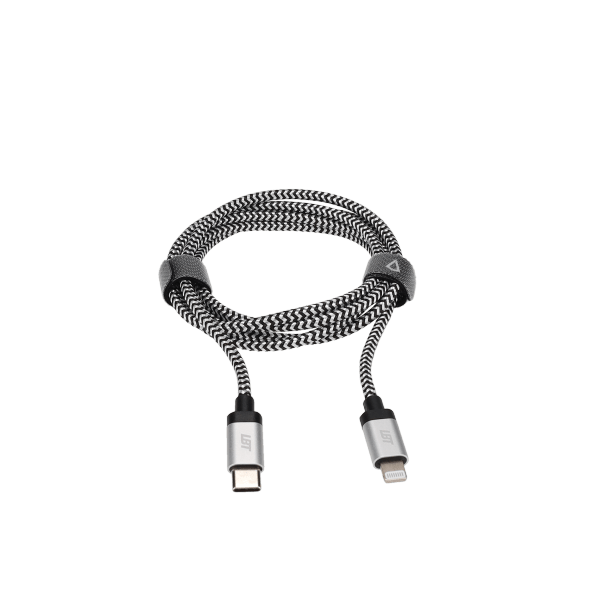 4 Ft. Braided Cable (USB-C to Lightning Cable)