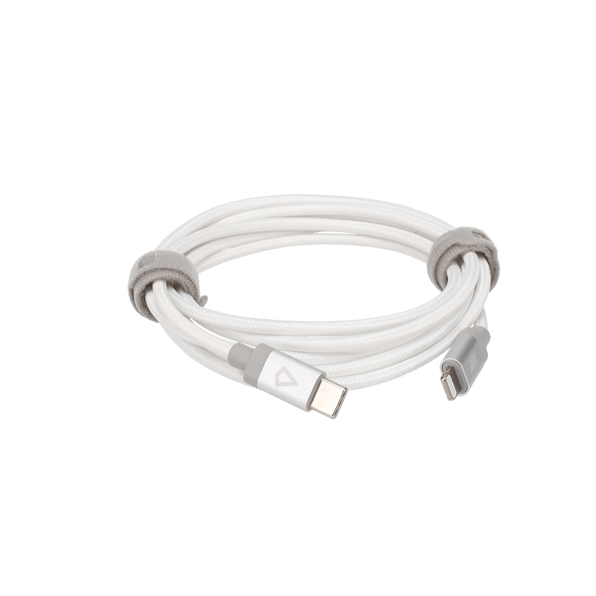 5 Ft. Braided White Cable (USB-C to Lightning)
