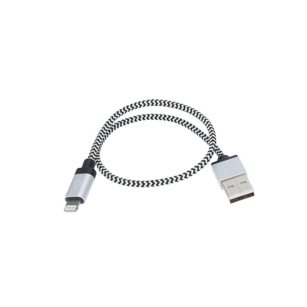 1 Ft. Braided Cable (USB-A to Lightning Cable)