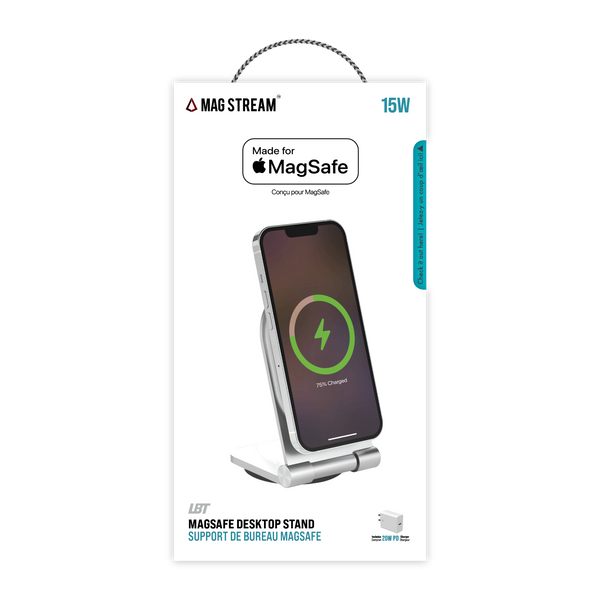 Mag Stream Stand (Silver) Wireless Charger