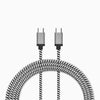20W Dual Port Car Charger with 4ft Cable (USB-C to C)