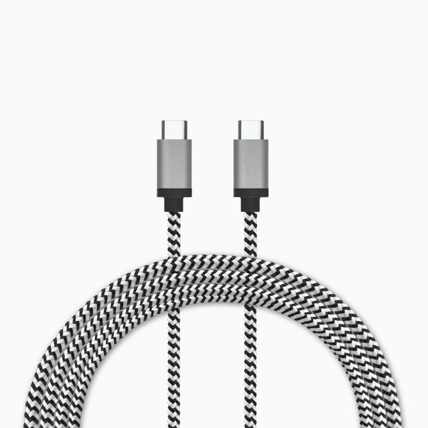 20W Dual Port Car Charger with 4ft Cable (USB-C to C)