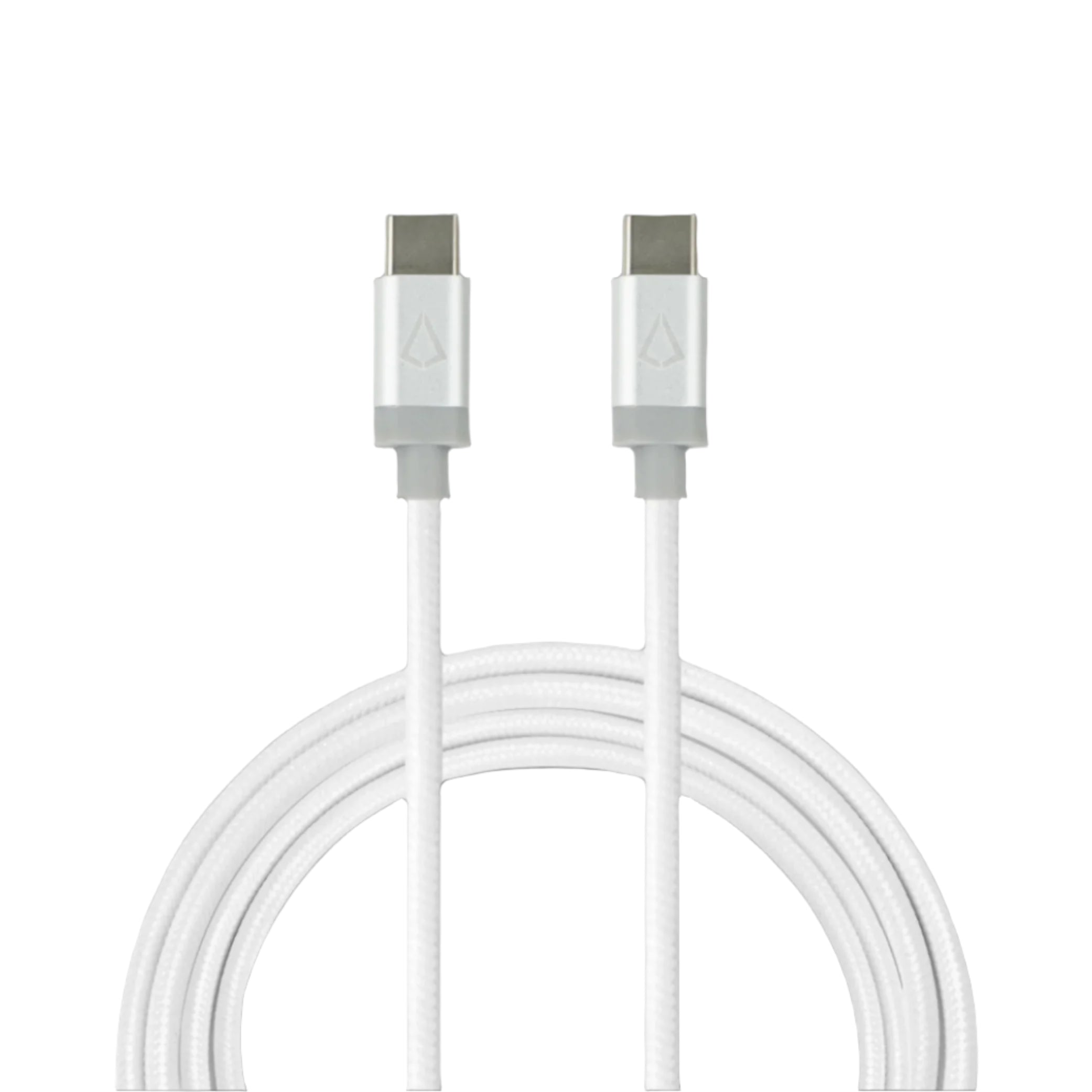 10 Ft. Braided White Cable (USB-C to USB-C)