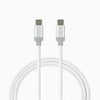 5 Ft. Braided White Cable (USB-C to USB-C)