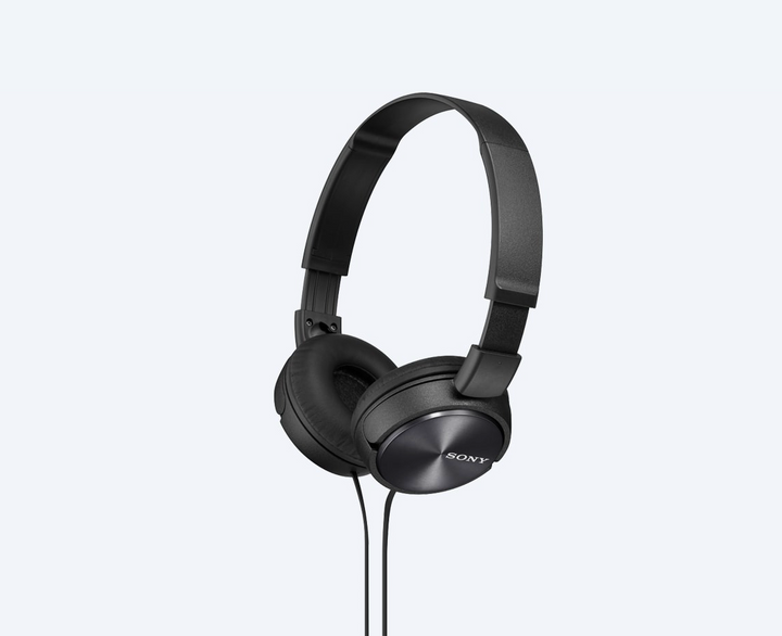 Sony MDR-ZX310 AP/B On-Ear Headphones with Microphone (Black)