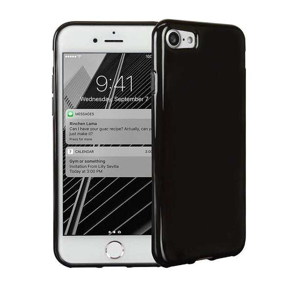 Black Gel Case - iPhone 6/6S/7/8/SE
